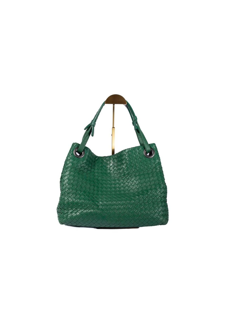 Bottega Veneta Grass Green Campana Bag